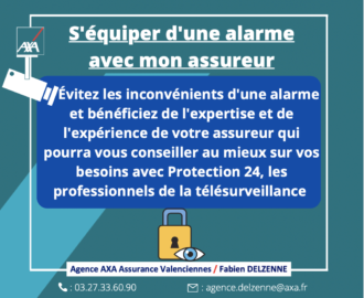 Télésurveillance assurance AXA Valenciennes Fabien Delzenne