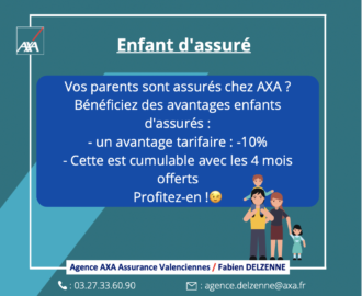 Enfant d'assuré AXA